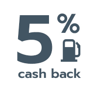 5% cash back